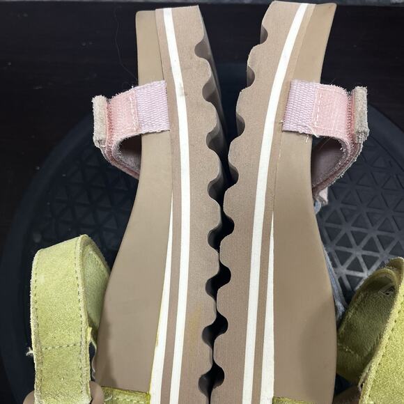 Reef Cushion Womens Size 8.5 Rem Hi Platform Strap Multicolor Meringue Sandals - Picture 10 of 11